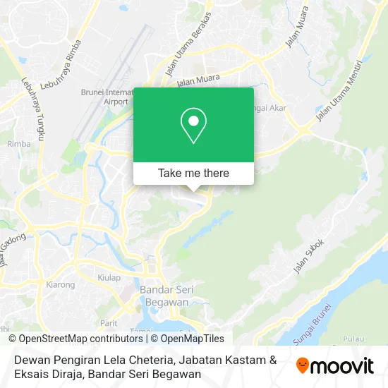 Dewan Pengiran Lela Cheteria, Jabatan Kastam & Eksais Diraja map