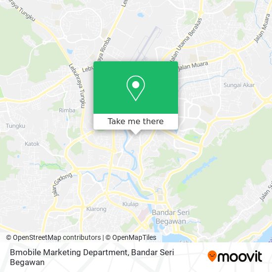 Bmobile Marketing Department map