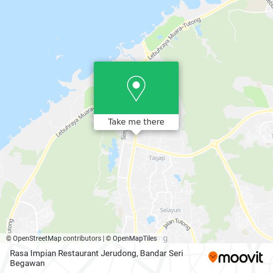 Peta Rasa Impian Restaurant Jerudong