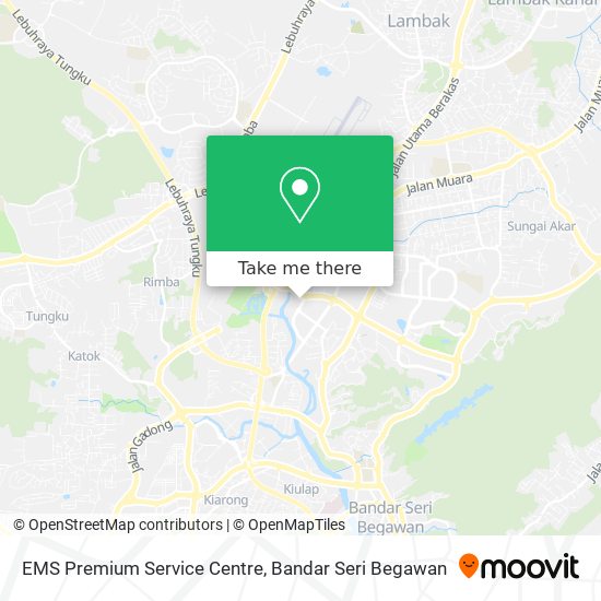 EMS Premium Service Centre map