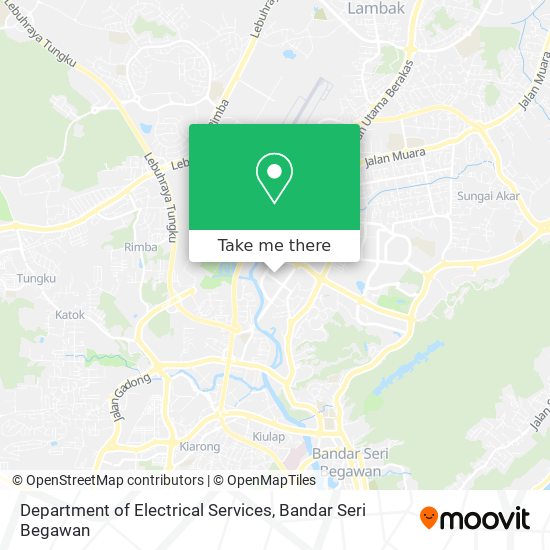Department of Electrical Services map