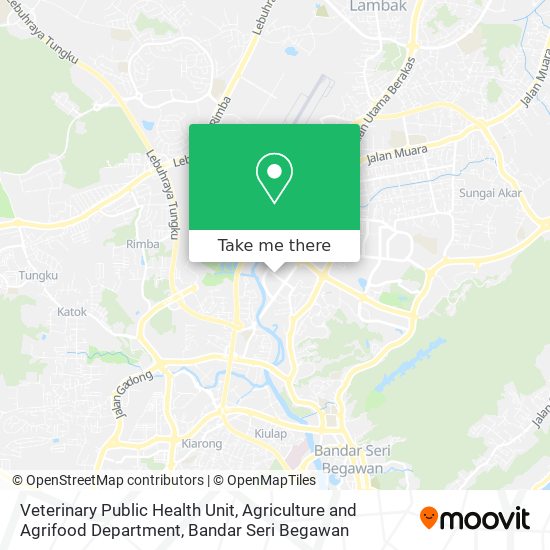 Veterinary Public Health Unit, Agriculture and Agrifood Department map