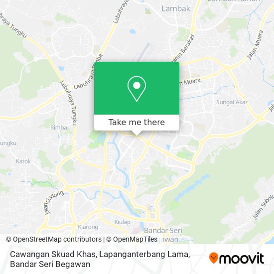 Cawangan Skuad Khas, Lapanganterbang Lama map