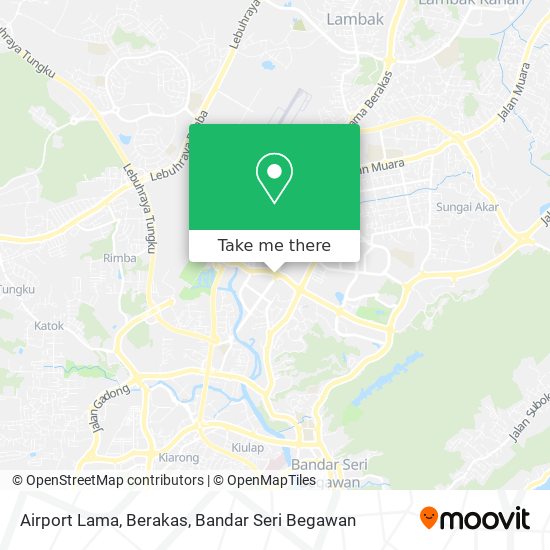 Airport Lama, Berakas map