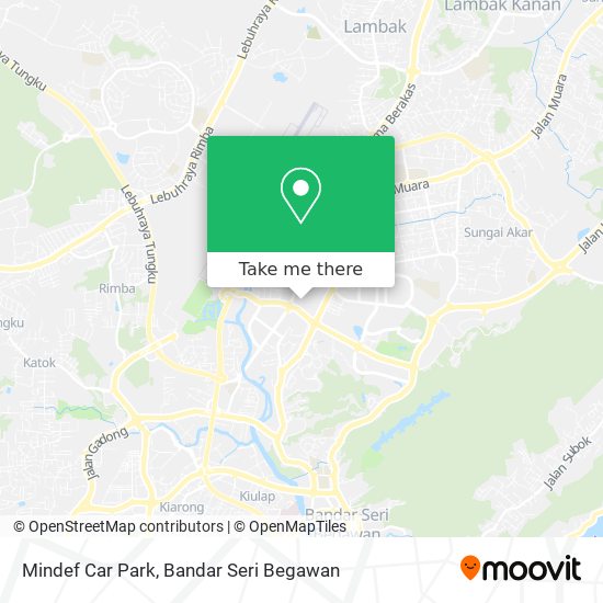 Peta Mindef Car Park