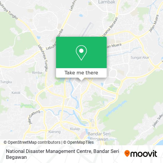 National Disaster Management Centre map