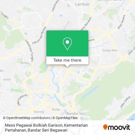 Mess Pegawai Bolkiah Garison, Kementerian Pertahanan map