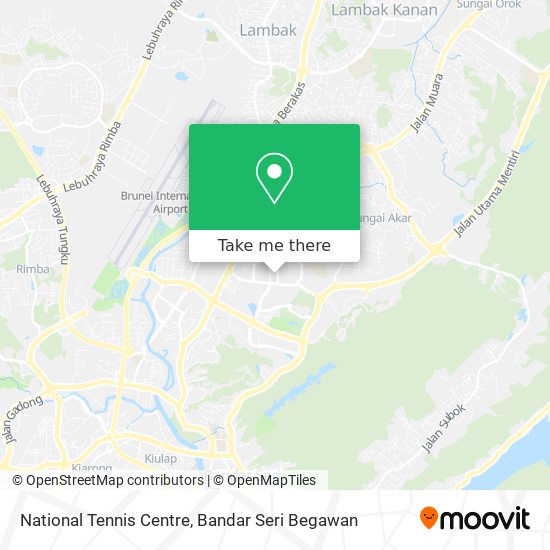 National Tennis Centre map