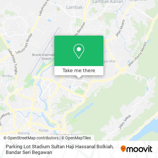 Peta Parking Lot Stadium Sultan Haji Hassanal Bolkiah