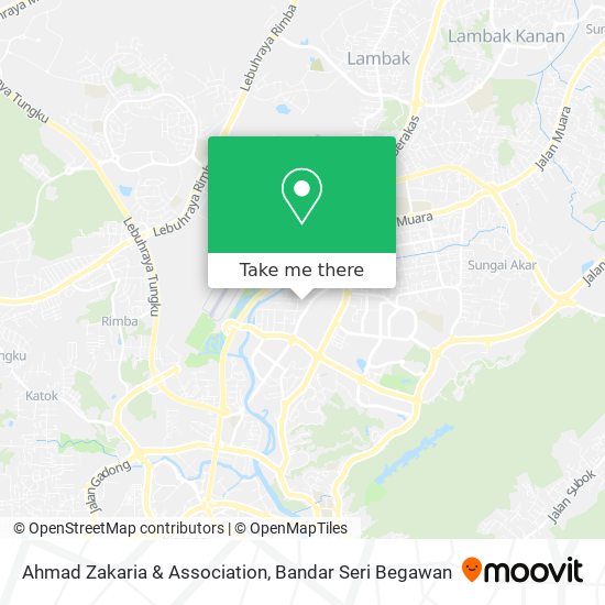 Ahmad Zakaria & Association map