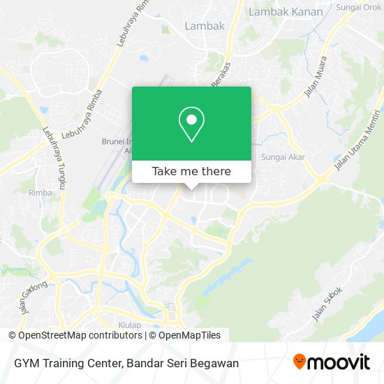 GYM Training Center map