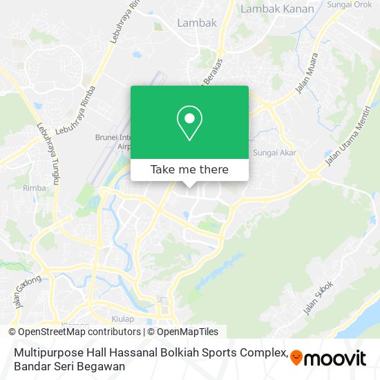 Multipurpose Hall Hassanal Bolkiah Sports Complex map
