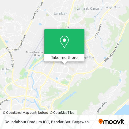 Roundabout Stadium ICC map