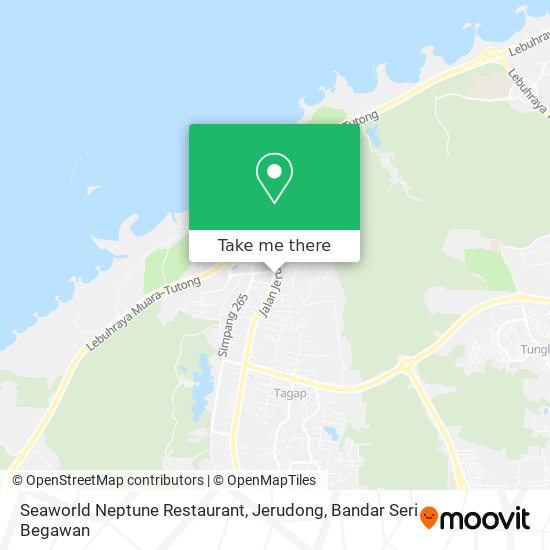 Seaworld Neptune Restaurant, Jerudong map