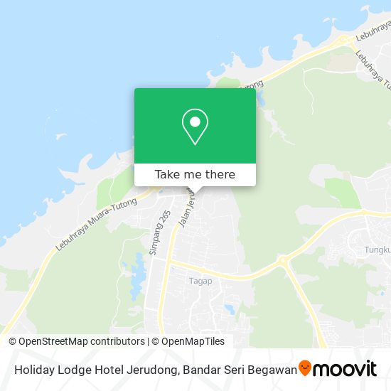 Holiday Lodge Hotel Jerudong map