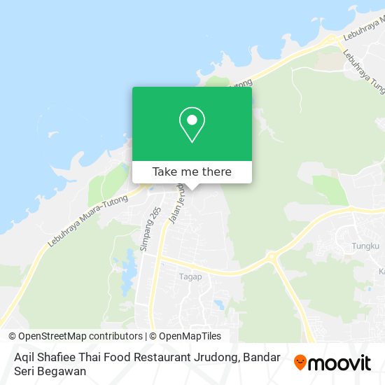 Aqil Shafiee Thai Food Restaurant Jrudong map