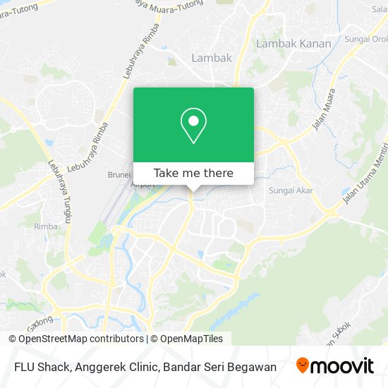 FLU Shack, Anggerek Clinic map