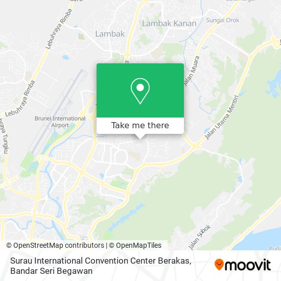 Surau International Convention Center Berakas map