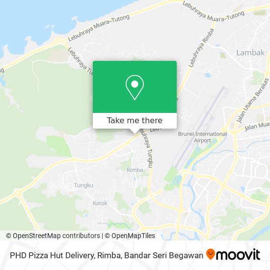 PHD Pizza Hut Delivery, Rimba map
