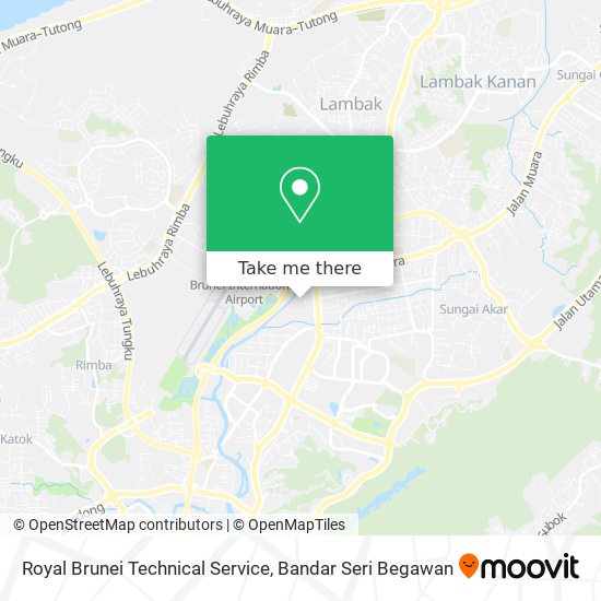 Royal Brunei Technical Service map