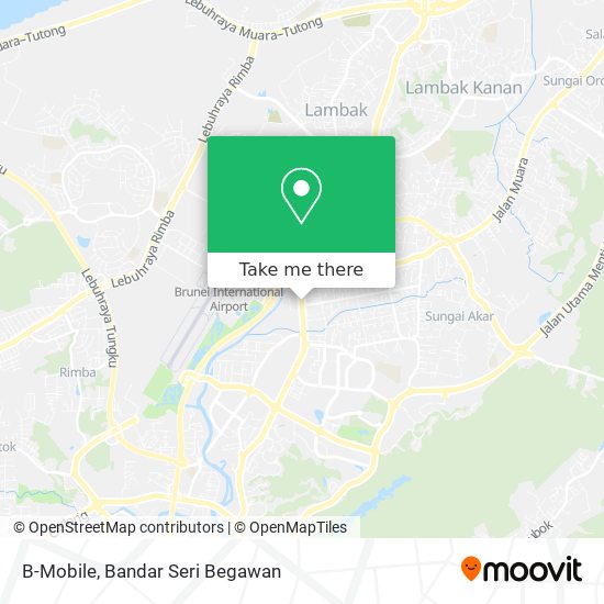 B-Mobile map