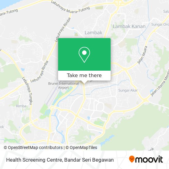 Health Screening Centre map