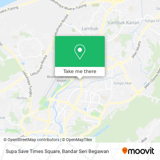 Supa Save Times Square map