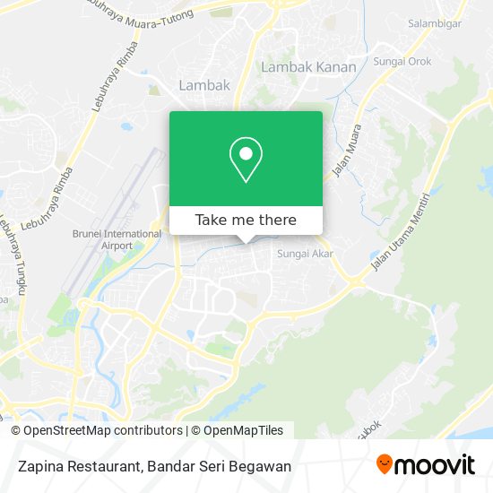 Zapina Restaurant map