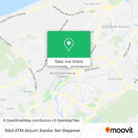 Bibd ATM Airport map