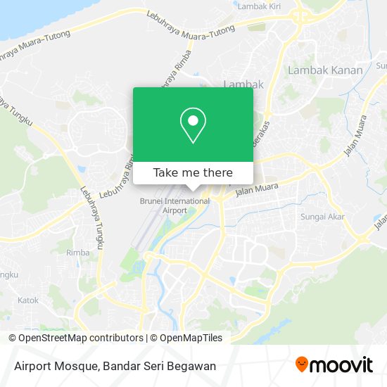 Airport Mosque map