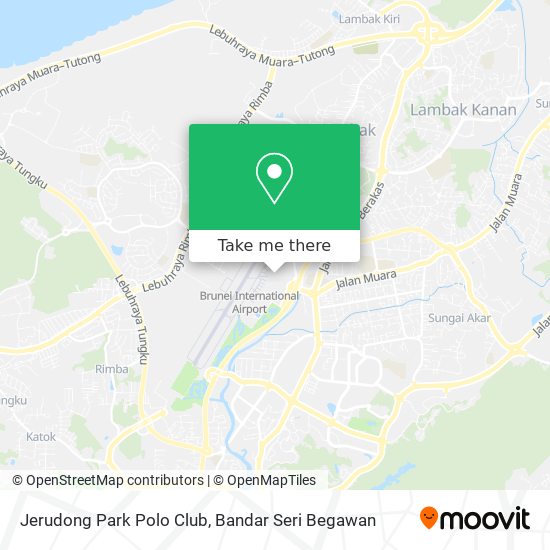 Peta Jerudong Park Polo Club