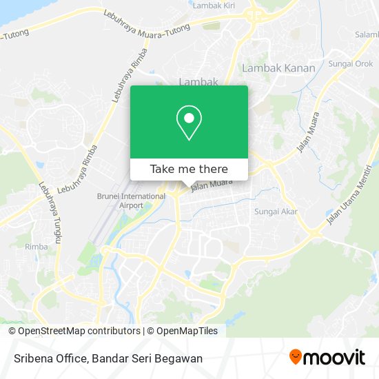 Sribena Office map