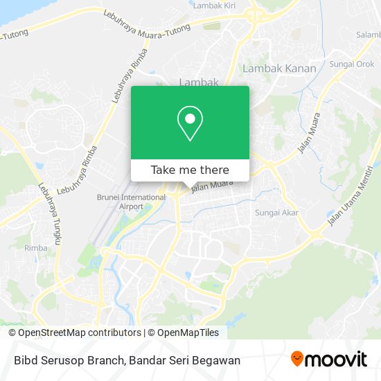 Bibd Serusop Branch map