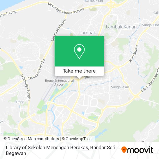 Library of Sekolah Menengah Berakas map