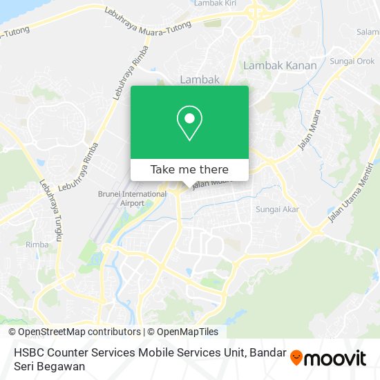 HSBC Counter Services Mobile Services Unit map