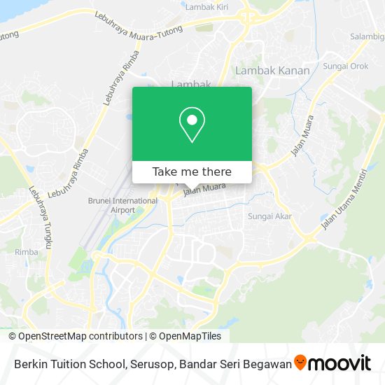 Berkin Tuition School, Serusop map