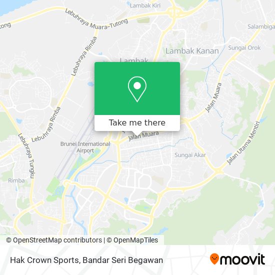 Hak Crown Sports map