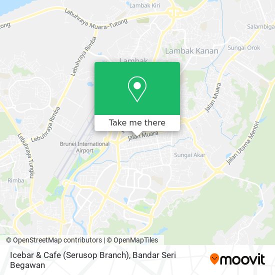 Icebar & Cafe (Serusop Branch) map