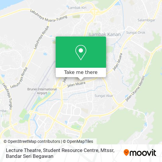 Lecture Theatre, Student Resource Centre, Mtssr map