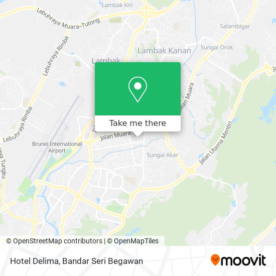 Hotel Delima map