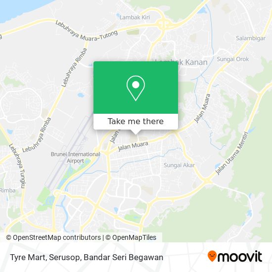 Tyre Mart, Serusop map