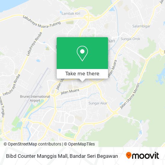 Bibd Counter Manggis Mall map