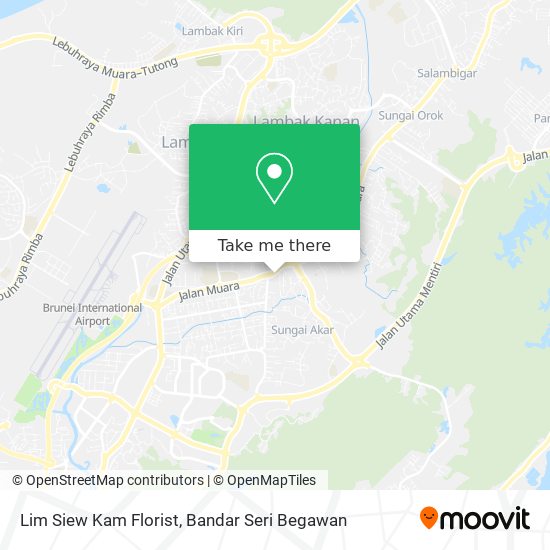 Lim Siew Kam Florist map