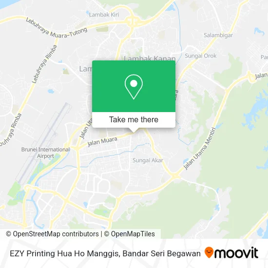EZY Printing Hua Ho Manggis map