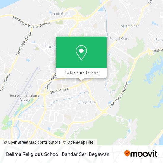 Delima Religious School map