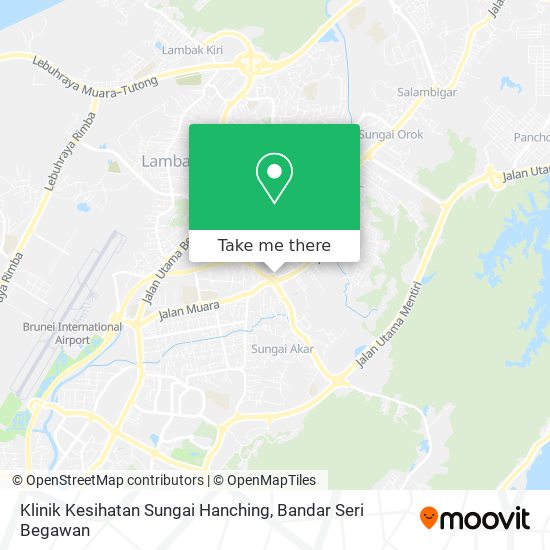 Klinik Kesihatan Sungai Hanching map