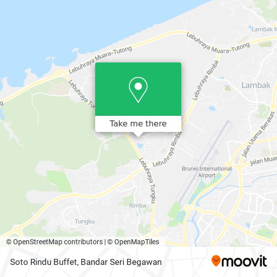 Soto Rindu Buffet map