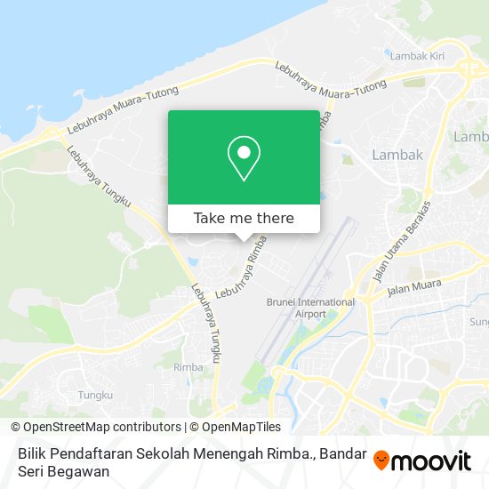 Peta Bilik Pendaftaran Sekolah Menengah Rimba.