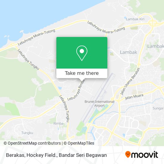 Berakas, Hockey Field. map