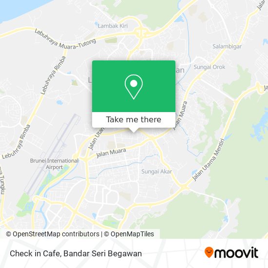 Check in Cafe map